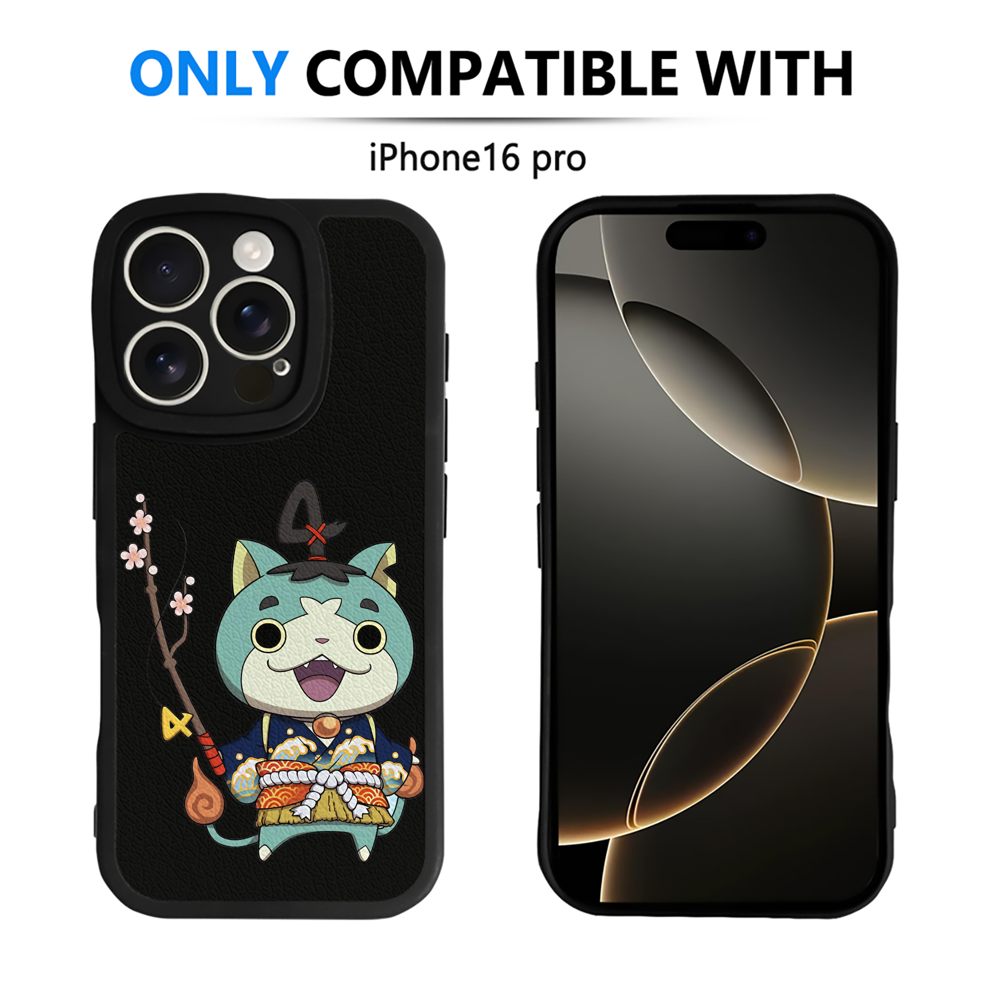 （画像用） 妖怪ウォッチ Yo-kai Watch 【iPhone 16シリーズ対応】シリコンスマホケース（レザー調） 材質：シリコン